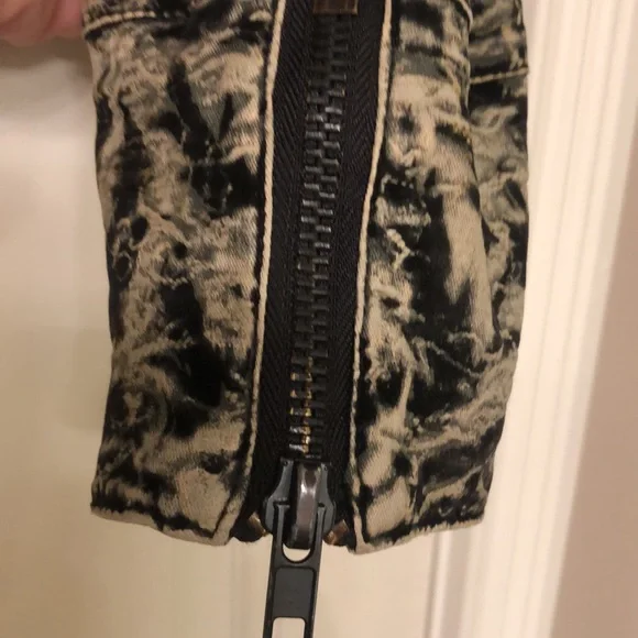 Free People Black and Tan Patterned Jacket - Picture 5 of 9